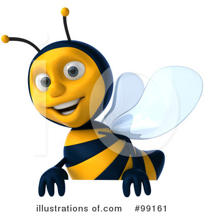 Bee Character Clipart #99161 by Julos