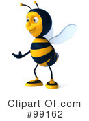 3d Bee Clipart #99162 by Julos
