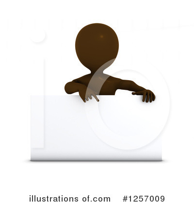 Royalty-Free (RF) 3d Brown Man Clipart Illustration by KJ Pargeter - Stock Sample #1257009