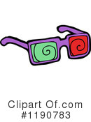 3d Glasses Clipart #1190783 by lineartestpilot
