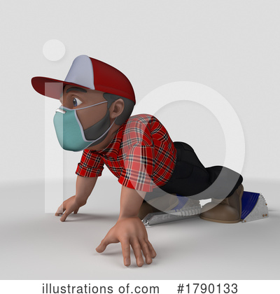 Royalty-Free (RF) 3d People Clipart Illustration by KJ Pargeter - Stock Sample #1790133