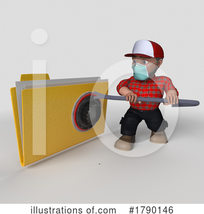 Royalty-Free (RF) 3d People Clipart Illustration by KJ Pargeter - Stock Sample #1790146