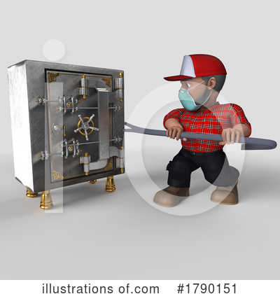 Royalty-Free (RF) 3d People Clipart Illustration by KJ Pargeter - Stock Sample #1790151
