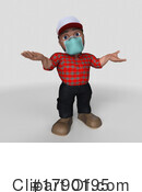 3d People Clipart #1790195 by KJ Pargeter