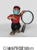 3d People Clipart #1790216 by KJ Pargeter