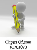 3d Person Clipart #1701070 by KJ Pargeter