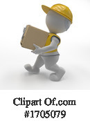 3d Person Clipart #1705079 by KJ Pargeter