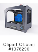 3d Printer Clipart #1378290 by KJ Pargeter
