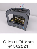3d Printer Clipart #1382221 by KJ Pargeter