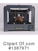 3d Printer Clipart #1387971 by KJ Pargeter