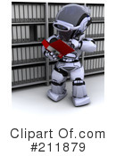 3d Robot Clipart #211879 by KJ Pargeter