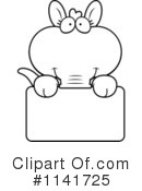 Aardvark Clipart #1141725 by Cory Thoman