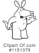 Aardvark Clipart #1151379 by Cory Thoman