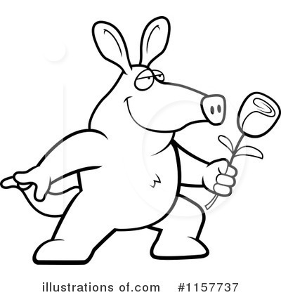 Royalty-Free (RF) Aardvark Clipart Illustration by Cory Thoman - Stock Sample #1157737