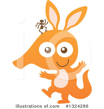 Aardvark Clipart #1324286 by Zooco