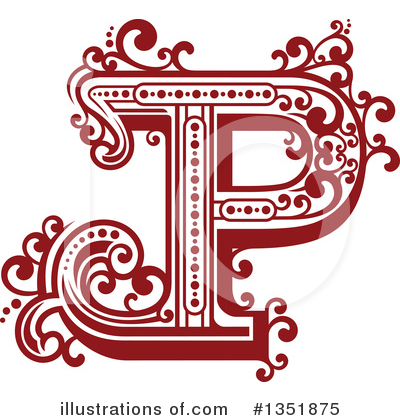 Letter P Clipart #1351875 by Vector Tradition SM