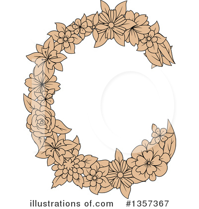 Letter C Clipart #1357367 by Vector Tradition SM