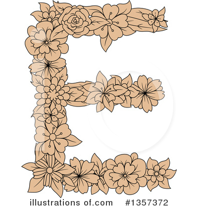 Letter E Clipart #1357372 by Vector Tradition SM