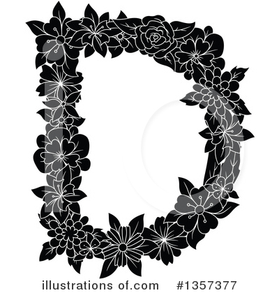 Letter D Clipart #1357377 by Vector Tradition SM