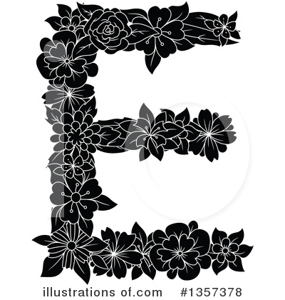 Letter E Clipart #1357378 by Vector Tradition SM