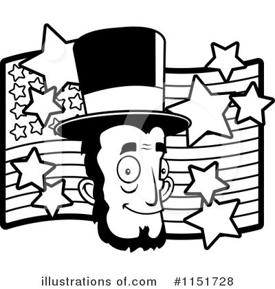 Royalty-Free (RF) Abe Lincoln Clipart Illustration by Cory Thoman - Stock Sample #1151728