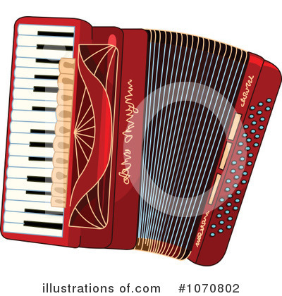 Royalty-Free (RF) Accordion Clipart Illustration by Pushkin - Stock Sample #1070802