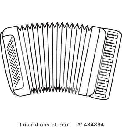 Accordion Clipart #1434864 by Lal Perera
