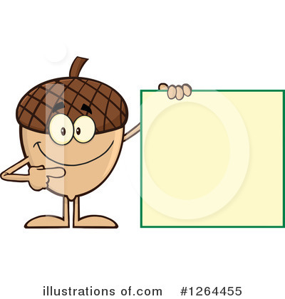 Royalty-Free (RF) Acorn Clipart Illustration by Hit Toon - Stock Sample #1264455