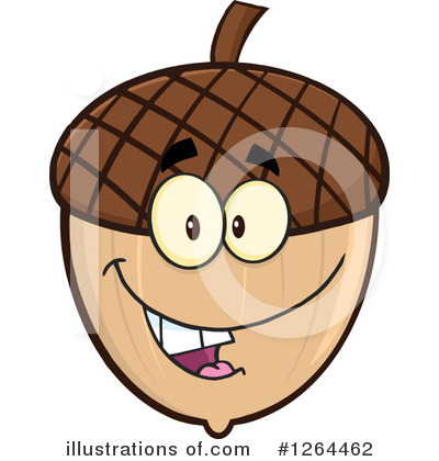Royalty-Free (RF) Acorn Clipart Illustration by Hit Toon - Stock Sample #1264462
