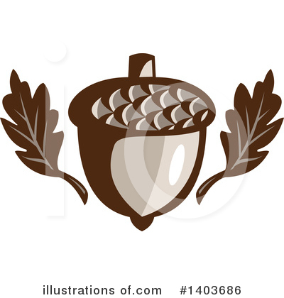 Acorns Clipart #1403686 by patrimonio