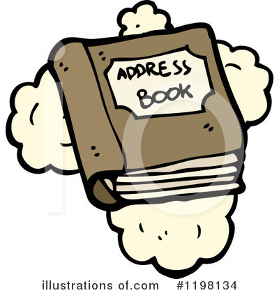 Royalty-Free (RF) Address Book Clipart Illustration by lineartestpilot - Stock Sample #1198134