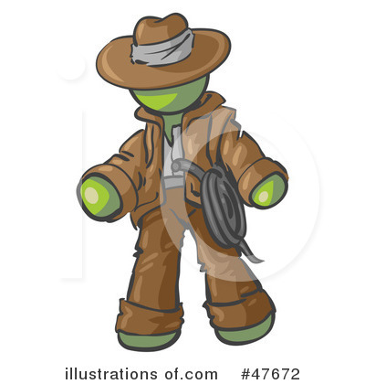 Cowboy Clipart #47672 by Leo Blanchette