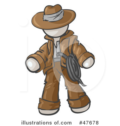 Cowboy Clipart #47678 by Leo Blanchette