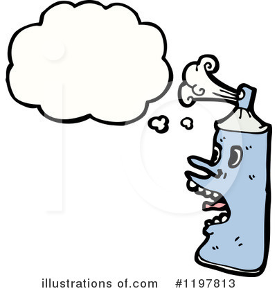 Royalty-Free (RF) Aerosol Can Clipart Illustration by lineartestpilot - Stock Sample #1197813
