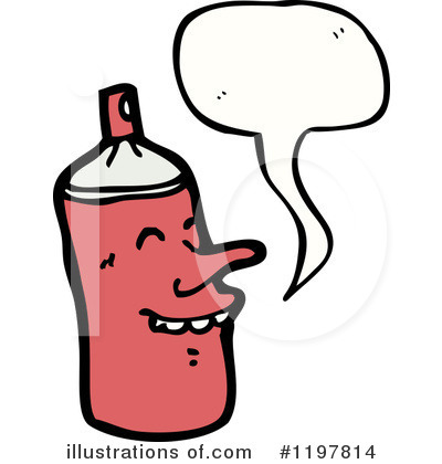 Royalty-Free (RF) Aerosol Can Clipart Illustration by lineartestpilot - Stock Sample #1197814