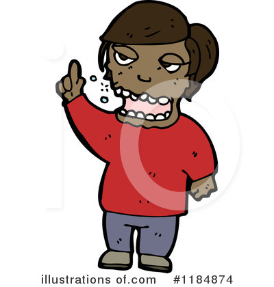 Royalty-Free (RF) African American Boy Clipart Illustration by lineartestpilot - Stock Sample #1184874