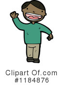 African American Boy Clipart #1184876 by lineartestpilot