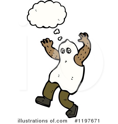 Ghost Costume Clipart #1197671 by lineartestpilot