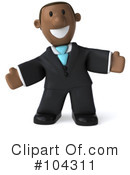 African American Businessman Clipart #104311 by Julos