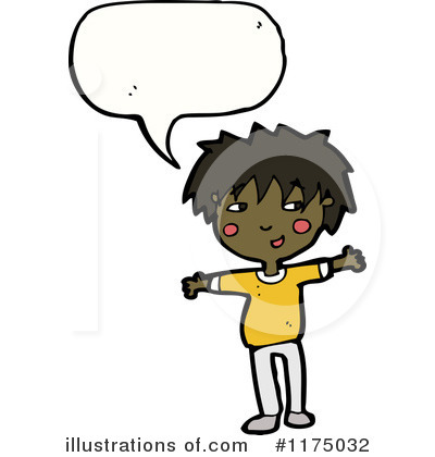 Royalty-Free (RF) African American Girl Clipart Illustration by lineartestpilot - Stock Sample #1175032