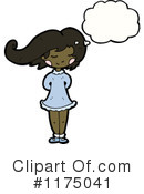 African American Girl Clipart #1175041 by lineartestpilot