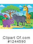 African Animals Clipart #1244590 by visekart