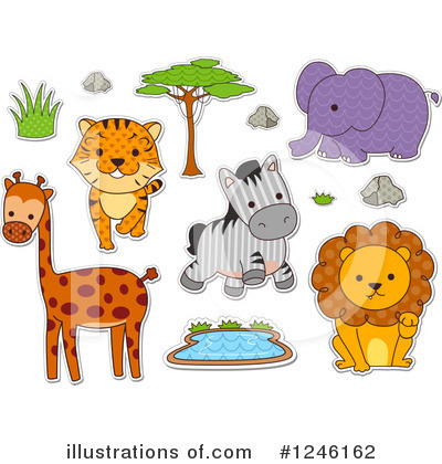 Tiger Clipart #1246162 by BNP Design Studio