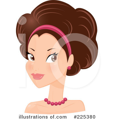 Hairstyle Clipart #225380 by Melisende Vector