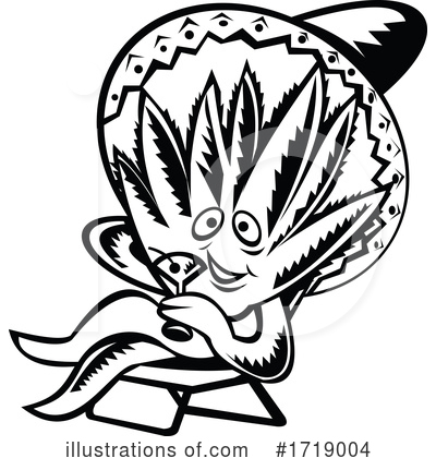 Royalty-Free (RF) Agave Clipart Illustration by patrimonio - Stock Sample #1719004