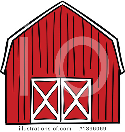 Barn Clipart #1396069 by Vector Tradition SM