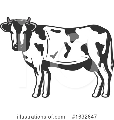 Cow Clipart #1632647 by Vector Tradition SM