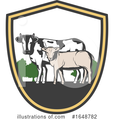 Cow Clipart #1648782 by Vector Tradition SM