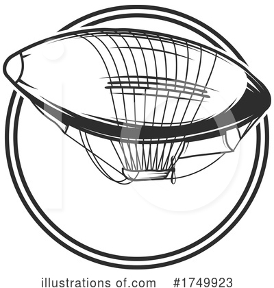 Royalty-Free (RF) Air Ship Clipart Illustration by Vector Tradition SM - Stock Sample #1749923