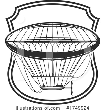Royalty-Free (RF) Air Ship Clipart Illustration by Vector Tradition SM - Stock Sample #1749924